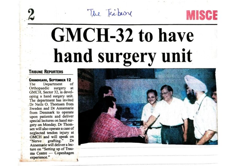 Dr ravi gupta news article GMCH - 32